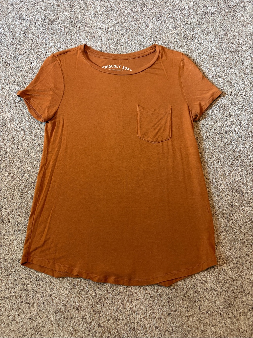 Orange Aeropostale t shirt with pocket